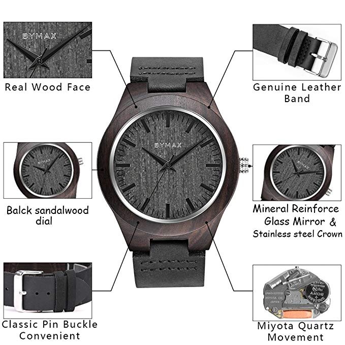 Oxblood Wooden Watch